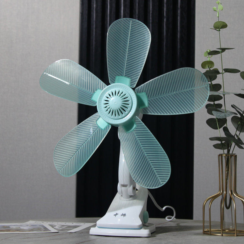Ladies Table Fan with Flexible Holder and Comfortable Control Compact Design