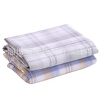 Bowlift Women's Checkered Cotton Bedding Set Gray High-Quality Breathable Cotton