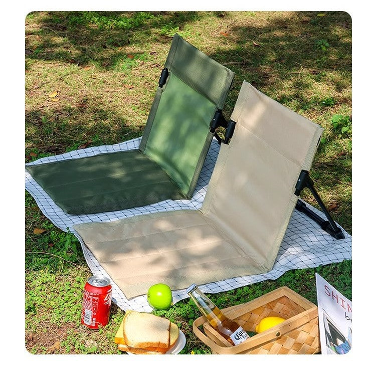 Women’s Space-Saving Folding Camping Chair Lightweight Portable Outdoor Chair with High Backrest