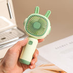 Portable Mini Fan with Cat Ear Design Compact Handheld Personal Cooling Fan