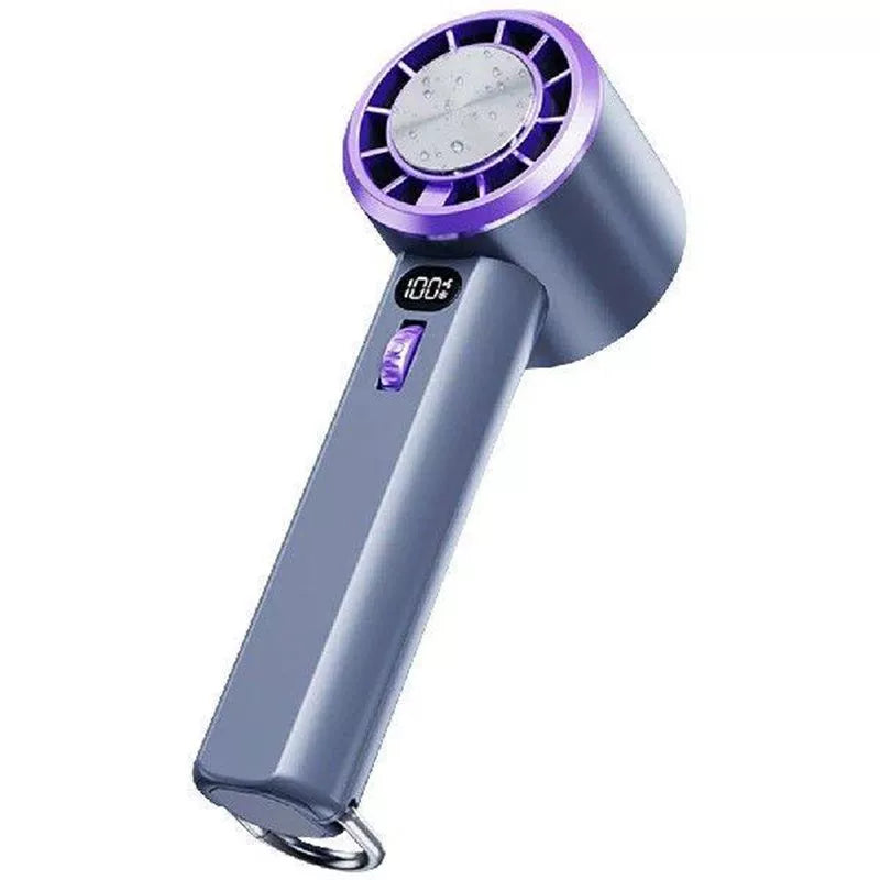 High-Pressure Handheld Showerhead with Digital Flow Display and Replaceable Mineral Filter
