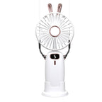 Portable Mini Fan USB Rechargeable Lightweight Personal Cooling Fan with Digital Display