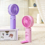 Portable Mini Handheld Fan USB Rechargeable Quiet Operation Ergonomic Design Adjustable Rotation