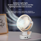 Portable Clip Fan USB Powered Adjustable Speed Quiet Operation for Home Office Outdoor Use