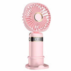 Portable High-Performance Personal Fan with Digital Display Multiple Speeds Long Battery Life