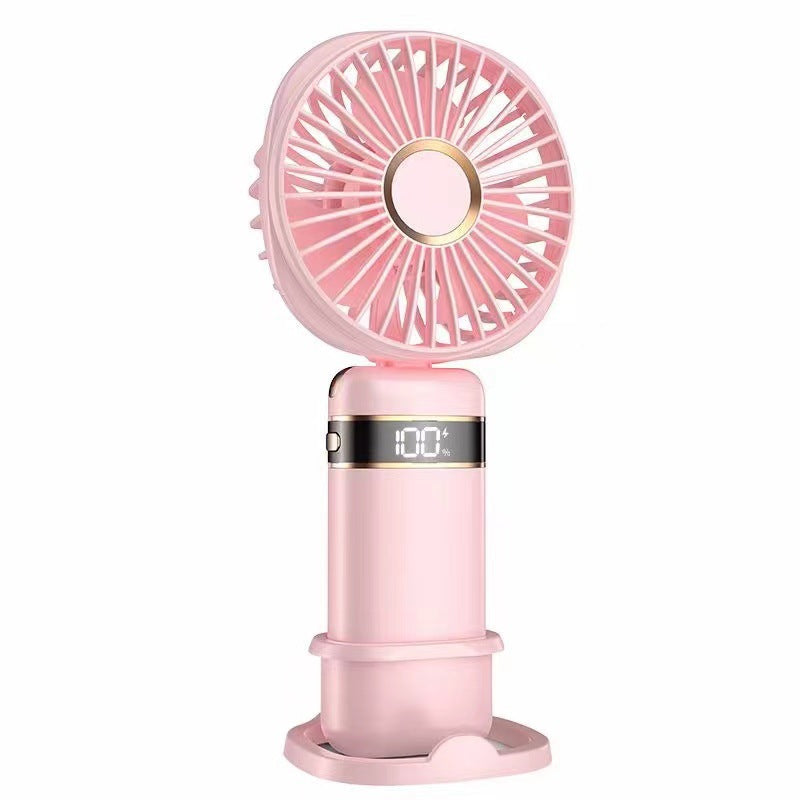 Portable High-Performance Personal Fan with Digital Display Multiple Speeds Long Battery Life