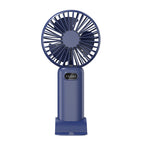 Portable Handheld Fan Rechargeable Lightweight Compact with LED Display