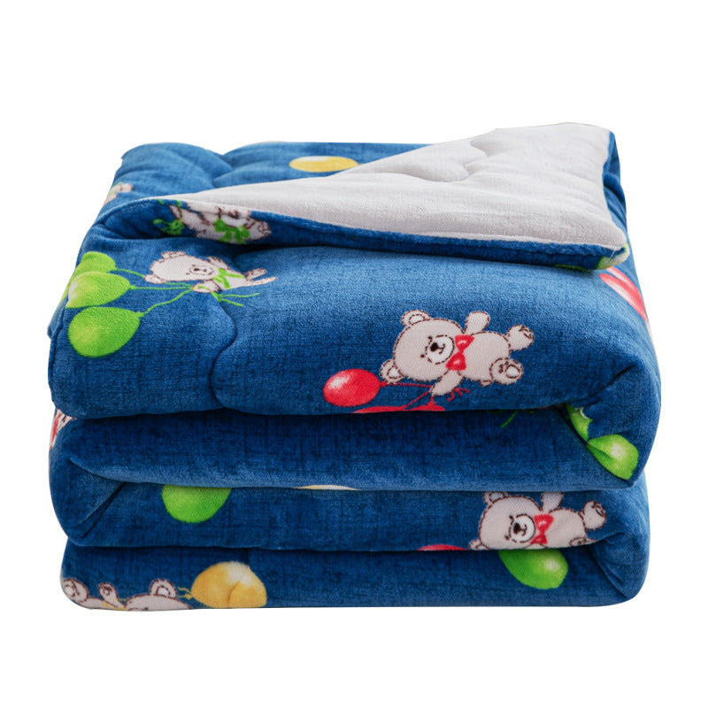 Ladies Cozy Microfiber Blanket Soft Fluffy Warm Throw for Home and Kids