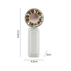 Portable Handheld Fan with Ergonomic Handle USB Rechargeable Lightweight