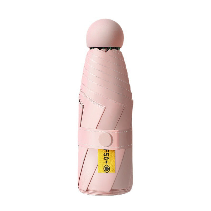 Women’s UV Protection Folding Umbrella with Wind-Resistant Frame and One-Touch Open Close Mechanism