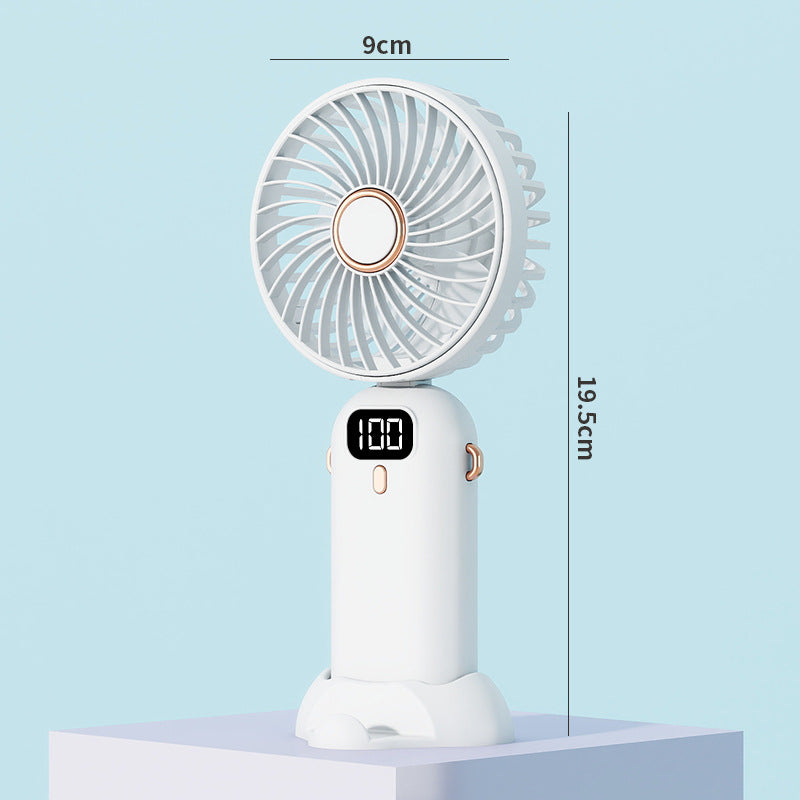 Portable Handheld Cooling Fan with Peltier Technology USB Rechargeable Stepless Speed Control