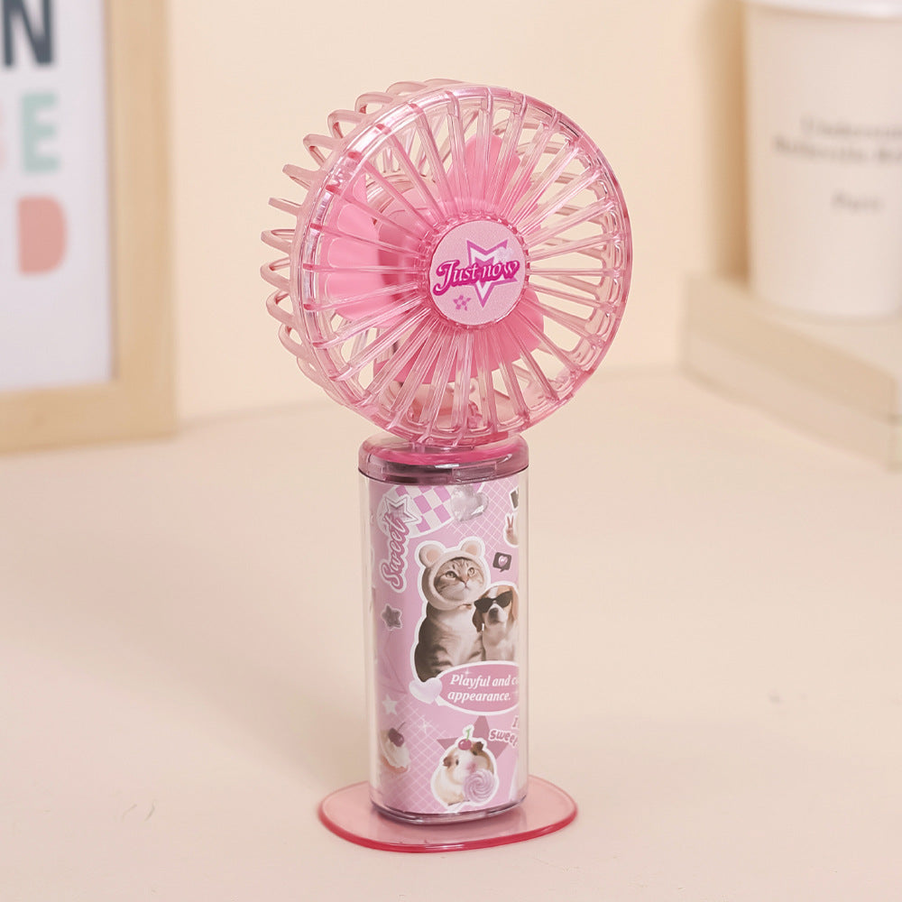 Portable USB Rechargechargeable Handheld Fan Lightweight Compact with Multiple Speeds