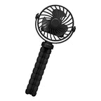 Harrow Portable Table Fan with Flexible Legs Rechargeable Battery Quiet Operation