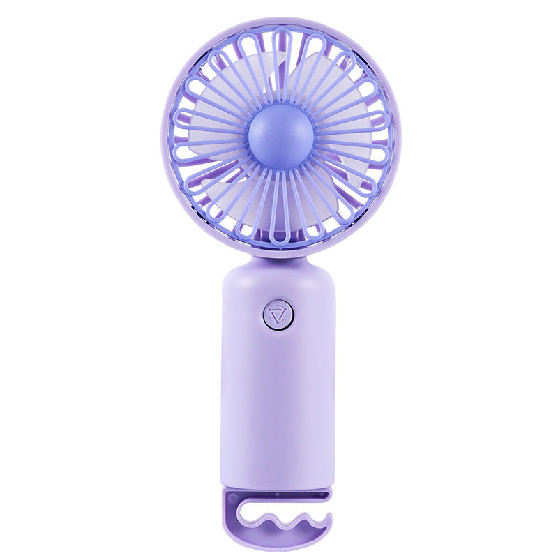 Portable Handheld Clip Fan Rechargeable Battery Adjustable Speed Quiet Operation Compact Lightweight