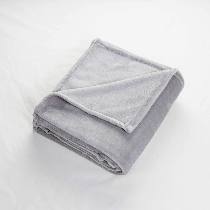 Cozy Plush Reversible Blanket Soft Warm Throw for Sofa Bedroom Indoor Outdoor Use