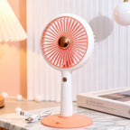 Portable Mini Fan USB Rechargeable Adjustable Speed Compact Personal Handheld Fan