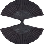 Elegant Women's Folding Fan High-Quality Durable Material with Carrying Bag