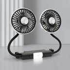 Portable Dual Head Car Cooling Fan Adjustable Speed Universal Fit