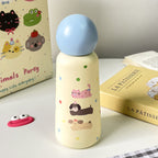 Insulated Ladies Water Bottle BPA-Free Plastic Flip-Top Lid Ergonomic Animal Design