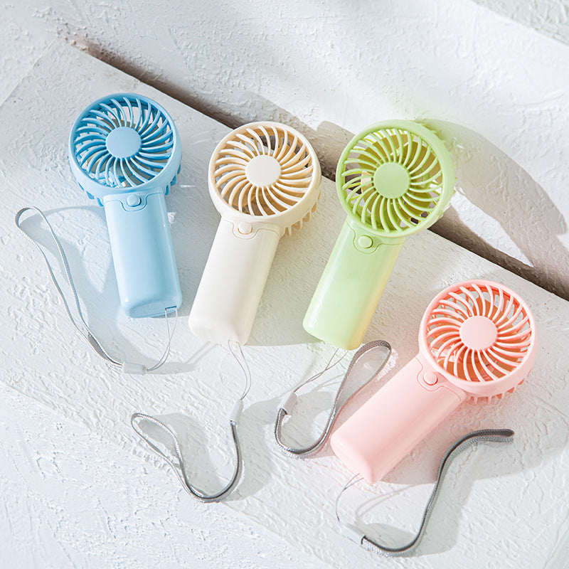 Portable Rechargeable Handheld Fan Compact Size Unisex Personal Cooling