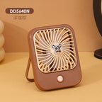Portable Mobile Table Fan Compact Quiet Adjustable Speed Modern Design