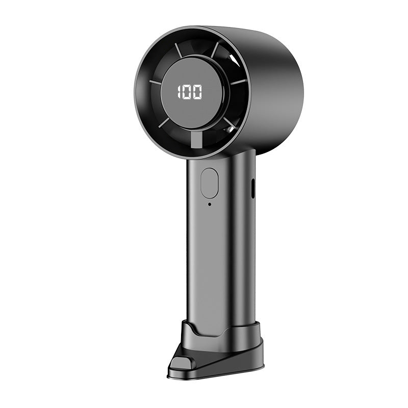 Double Turbine Table Fan Portable Adjustable Speed Lightweight Cooling Fan