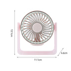 High-Efficiency Desk Cooling Fan Compact Portable Adjustable Speed Settings