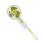 Portable Hand Fan with LED Light USB Rechargeable Compact Travel Fan