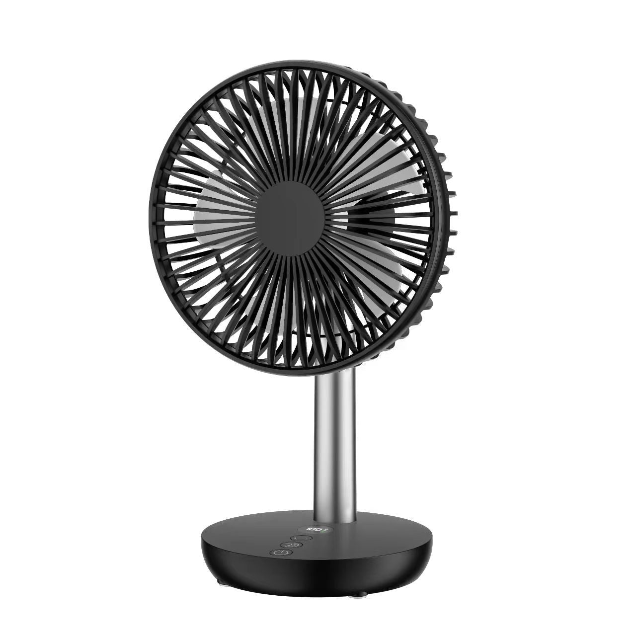 Height Adjustable Table Fan Quiet Operation Portable Cooling Desk Fan