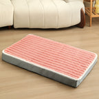 Dog Bed Plush Soft Top Non-Slip Base Breathable Filling Comfortable Pet Mattress