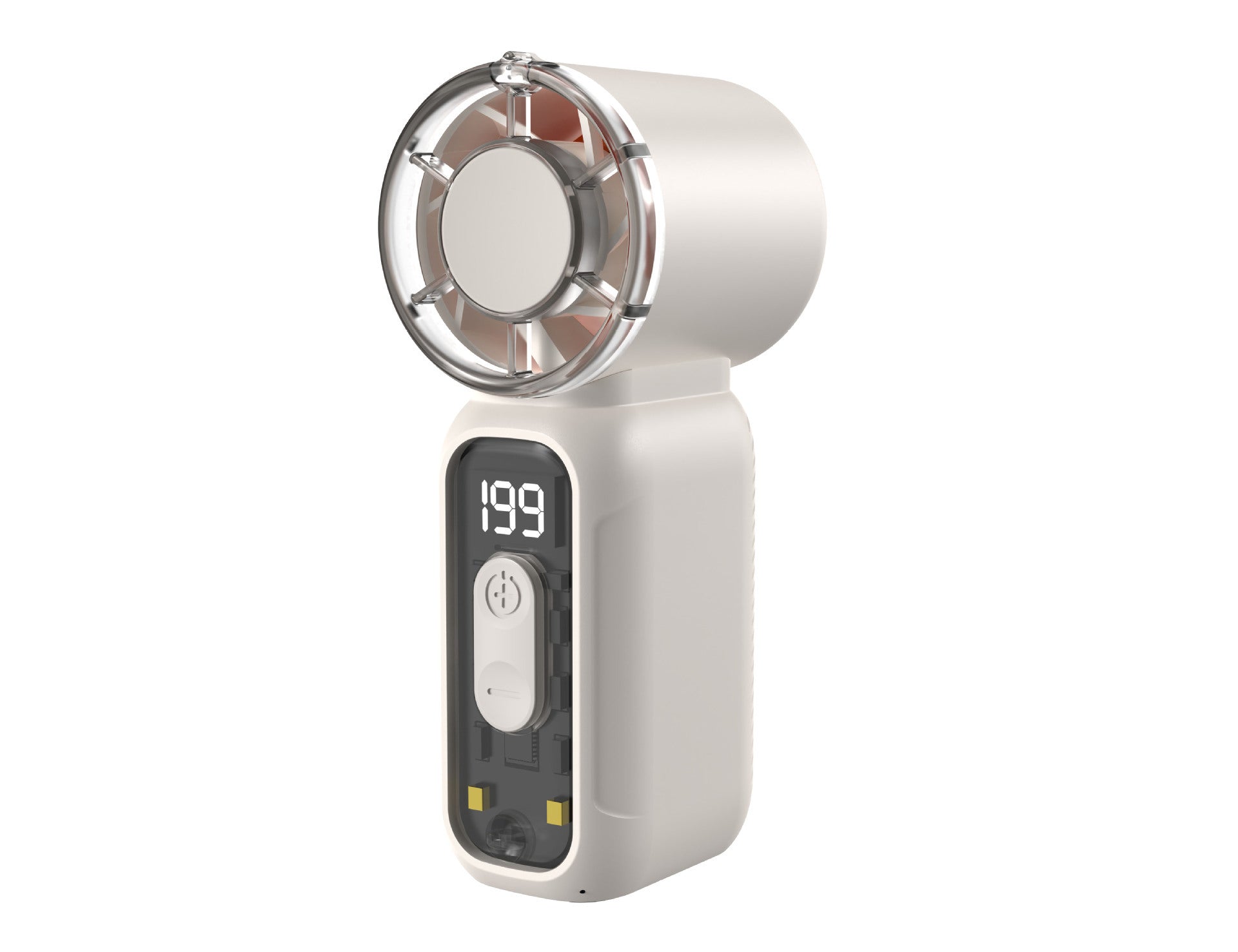 Portable Mini Fan Lightweight Handheld with Variable Speed and LED Display