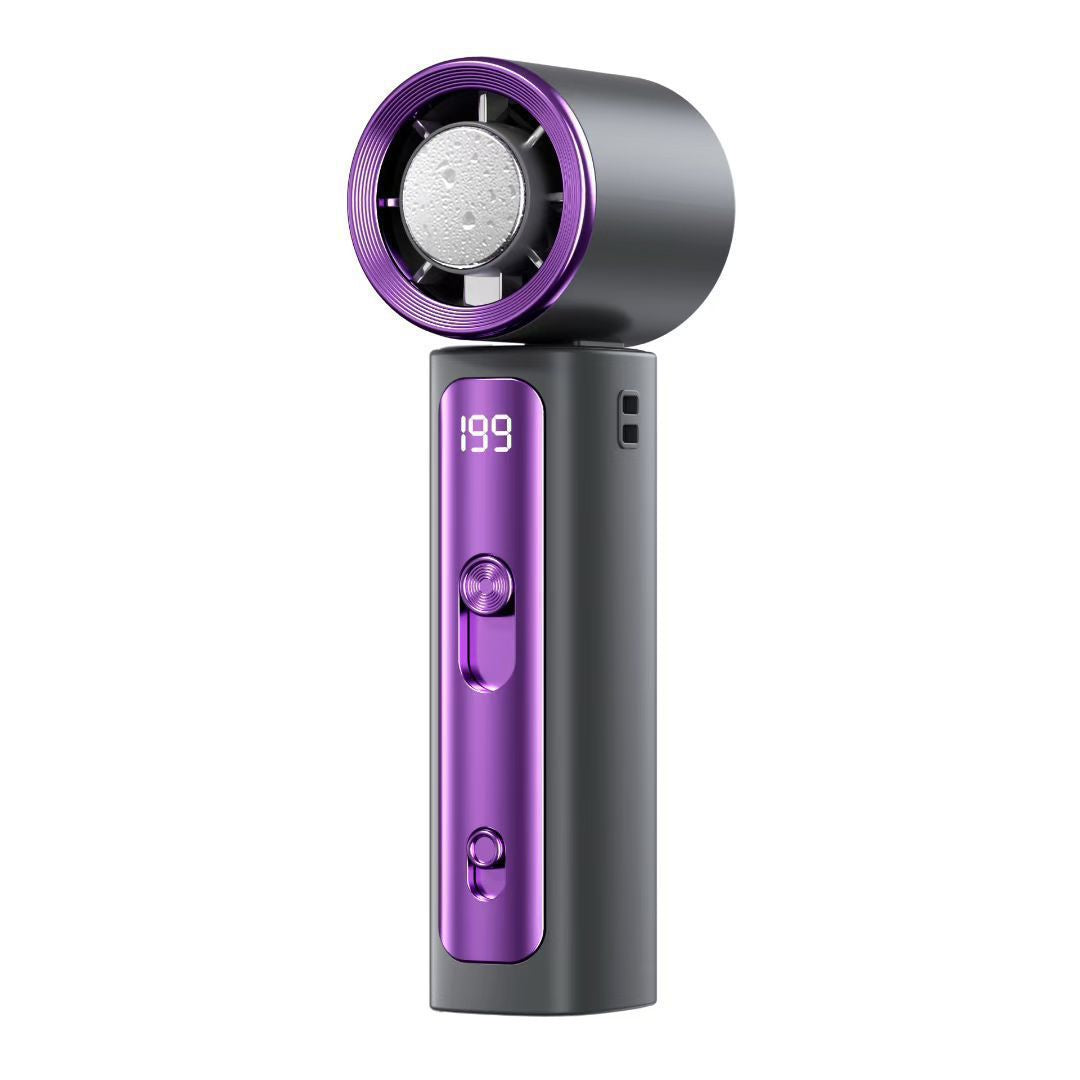 Women's Portable Hair Dryer with Digital Temperature Control and LED Display