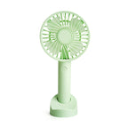 Portable Handheld Fan USB Rechargeable Compact Quiet Ergonomic Design for Women