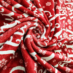 Women's Christmas Blanket Soft Microfiber Festive Tree and Gift Design Cozy Throw