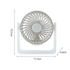 High-Efficiency Desk Cooling Fan Compact Portable Adjustable Speed Settings