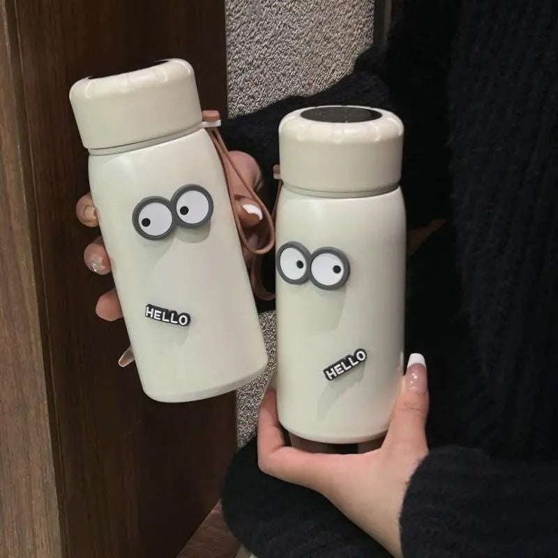 Funny Insulated BPA-Free Plastic Water Bottle with Carry Handle for Women and Kids