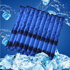 Cooling Seat Cushion with Snowflake Pattern Ergonomic Breathable Comfort Bowlift
