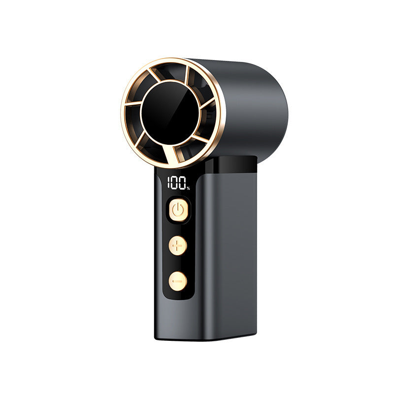 Intelligent Handheld Personal Fan Portable Rechargeable Quiet 3-Speed Cooling Fan