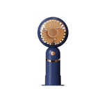 Portable Table Fan USB Powered Swiveling Head Compact Quiet Desk Fan