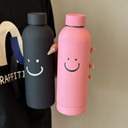 Stainless Steel Double-Walled Insulated Water Bottle Matte Powder Coating Leak-Proof Cap