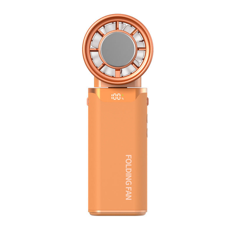 Harrow Compact Folding Handheld Fan Rechargeable Portable Personal Cooling Fan
