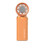 Compact Folding Handheld Fan Portable Rechargeable Battery LED Indicator Lightweight