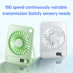 Portable Fan for Women Digital Speed Control Type-C Charging Lightweight