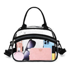 Ladies Transparent Cooler Bag PVC Material Spacious Clear Insulated Tote with Adjustable Strap