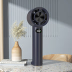 Portable Cooling Fan with Mist Spray Rechargeable Battery Compact Lightweight