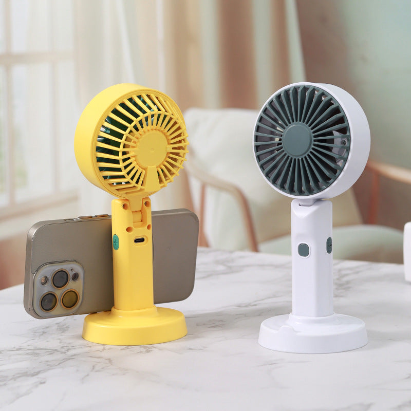 Portable Mini Fan with Flexible Tilt USB Rechargeable Compact Travel Fan