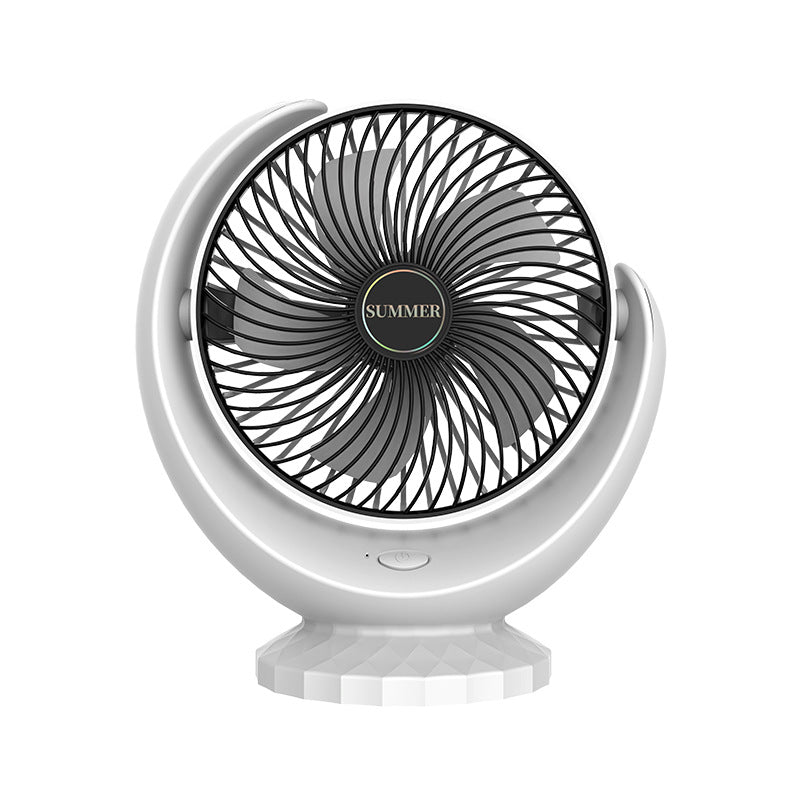 Portable Table Fan Lightweight Quiet Operation Adjustable Speeds Compact Design