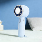 Women's Portable Handheld Fan with Spray Function USB Rechargeable Compact