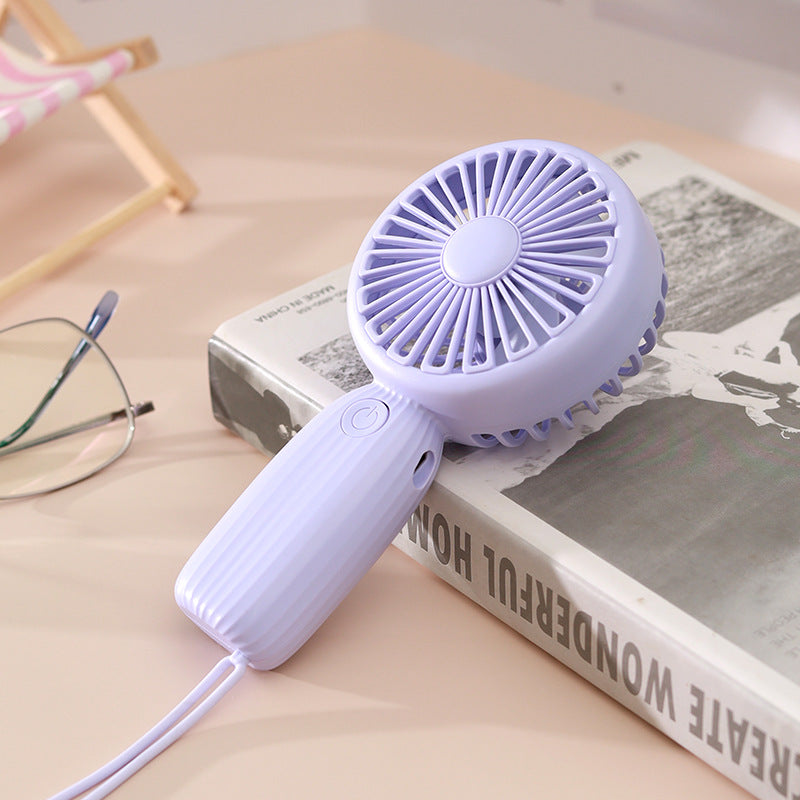 Portable USB Mini Fan with Ergonomic Handle Lightweight Quiet Personal Cooler