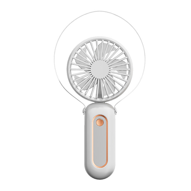 Portable Handheld Fan with Ergonomic Holder Lightweight Personal Cooling Fan